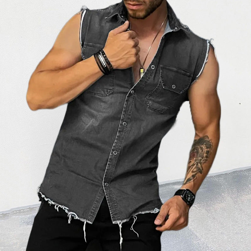 Kalle - Tyylikäs Vintage Denimmihka Miehille