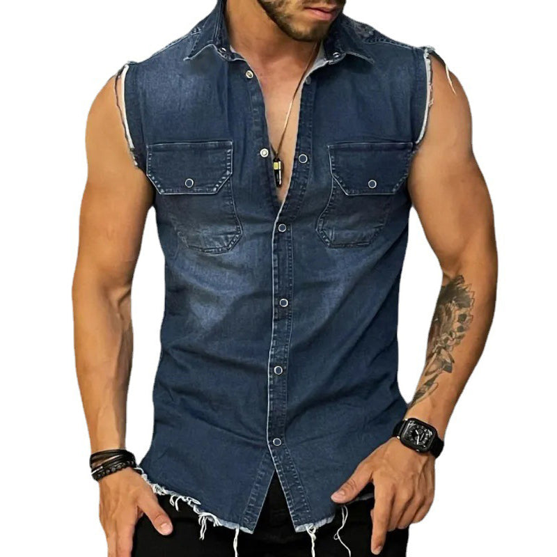 Kalle - Tyylikäs Vintage Denimmihka Miehille