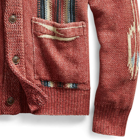 Miika | Tyylikäs Vintage Jakardineulejakku Miehille