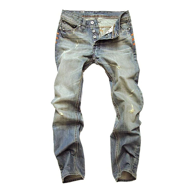 Elias | Tyylikkäät Miesten Kuluneet Skinny-Farkut