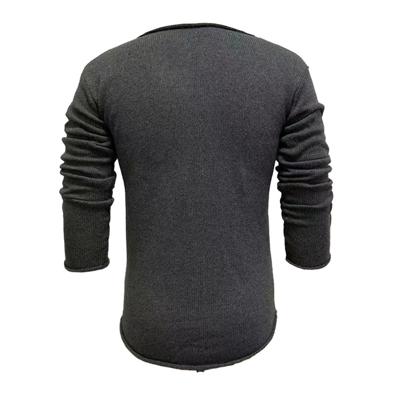 Aleksi | Tyylikäs Slim-fit Neulepaita Miehille