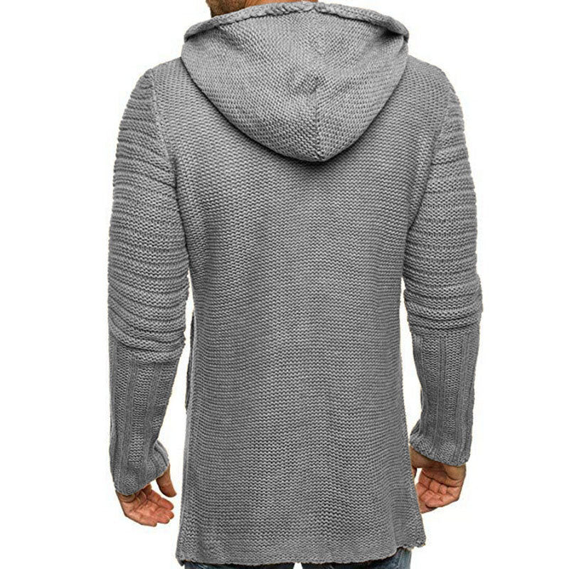 Eetu - Tyylikäs Miesten Hupparimallinen Neulecardigan