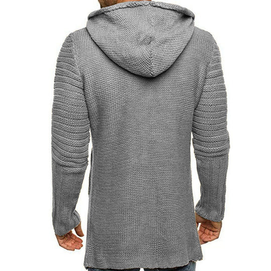 Eetu - Tyylikäs Miesten Hupparimallinen Neulecardigan