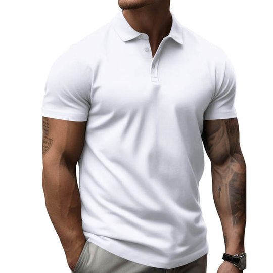 Tyylikäs Slim-fit Lyhythihainen Polo-paita Miehille - Eemil