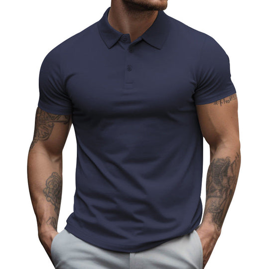 Tyylikäs Slim-fit Lyhythihainen Polo-paita Miehille - Eemil