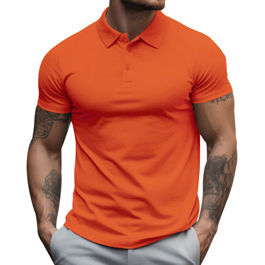 Tyylikäs Slim-fit Lyhythihainen Polo-paita Miehille - Eemil