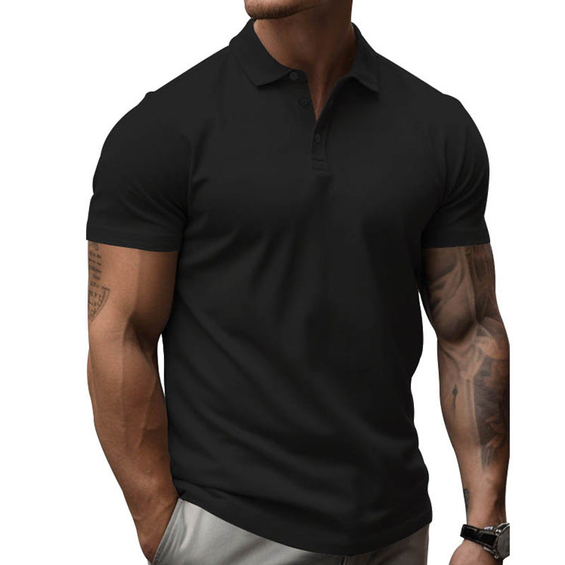 Tyylikäs Slim-fit Lyhythihainen Polo-paita Miehille - Eemil