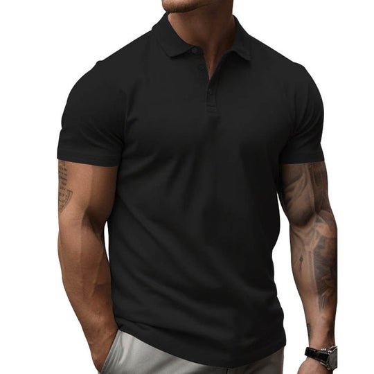 Tyylikäs Slim-fit Lyhythihainen Polo-paita Miehille - Eemil