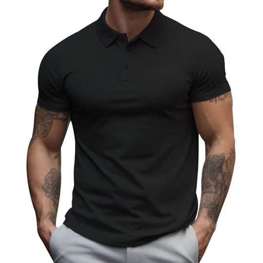 Tyylikäs Slim-fit Lyhythihainen Polo-paita Miehille - Eemil