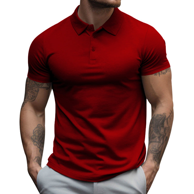 Tyylikäs Slim-fit Lyhythihainen Polo-paita Miehille - Eemil