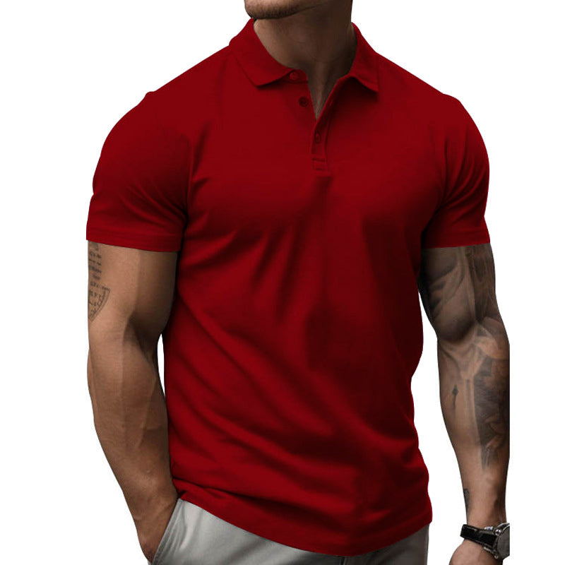 Tyylikäs Slim-fit Lyhythihainen Polo-paita Miehille - Eemil