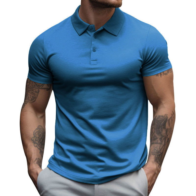 Tyylikäs Slim-fit Lyhythihainen Polo-paita Miehille - Eemil