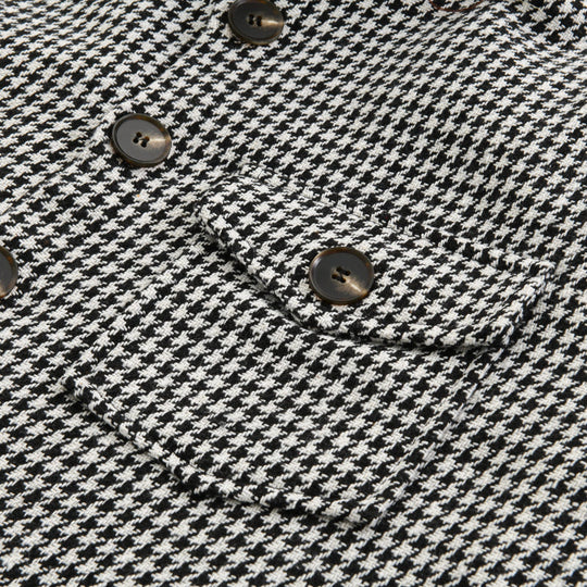 Miehille Tyylikäs Vintage Houndstooth-Hattu