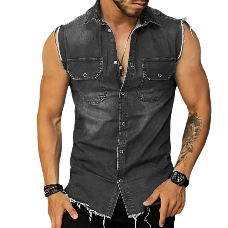 Kalle - Tyylikäs Vintage Denimmihka Miehille