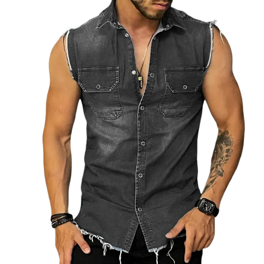 Kalle - Tyylikäs Vintage Denimmihka Miehille