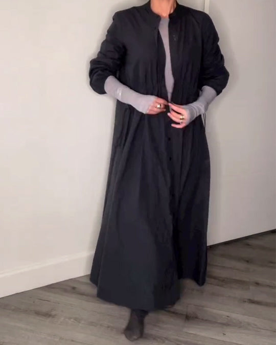 Elina | Yksivärinen tyylikäs rento mekko