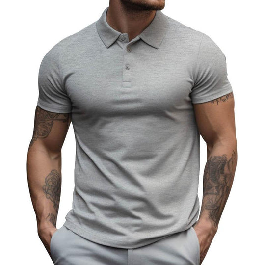 Tyylikäs Slim-fit Lyhythihainen Polo-paita Miehille - Eemil