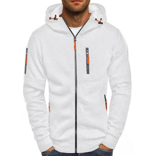 Mikko | Tyylikäs Slim Fit Vetoketjullinen Urheiluhuppari