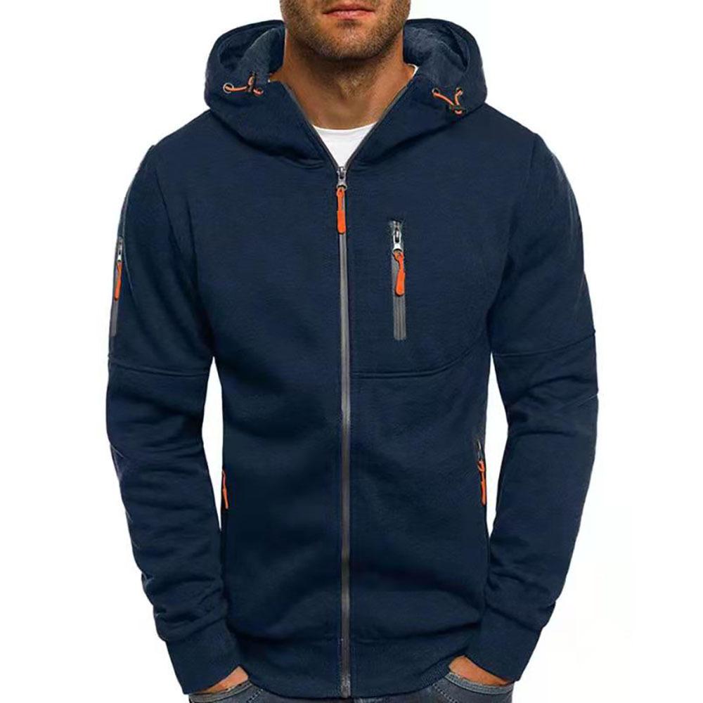 Mikko | Tyylikäs Slim Fit Vetoketjullinen Urheiluhuppari