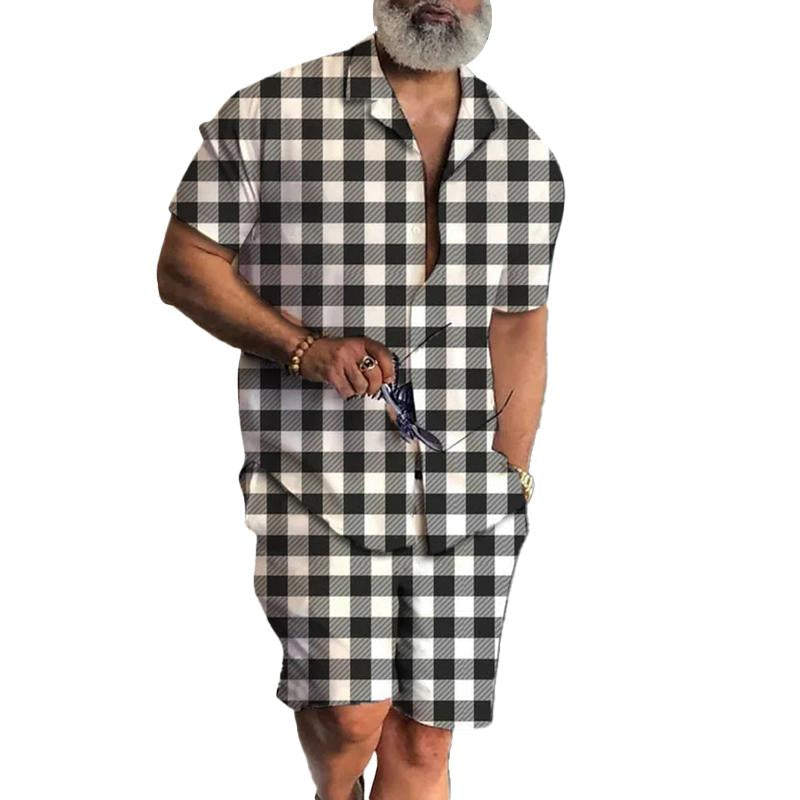 Mika - Tyylikäs Slim Fit Lyhythihainen Paita