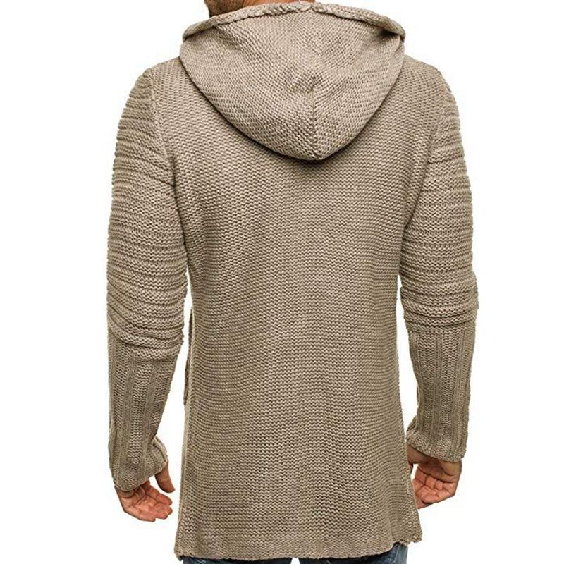 Eetu - Tyylikäs Miesten Hupparimallinen Neulecardigan