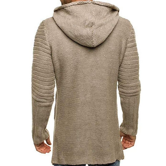 Eetu - Tyylikäs Miesten Hupparimallinen Neulecardigan