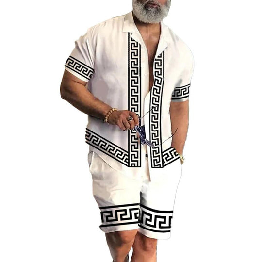Mika - Tyylikäs Slim Fit Lyhythihainen Paita