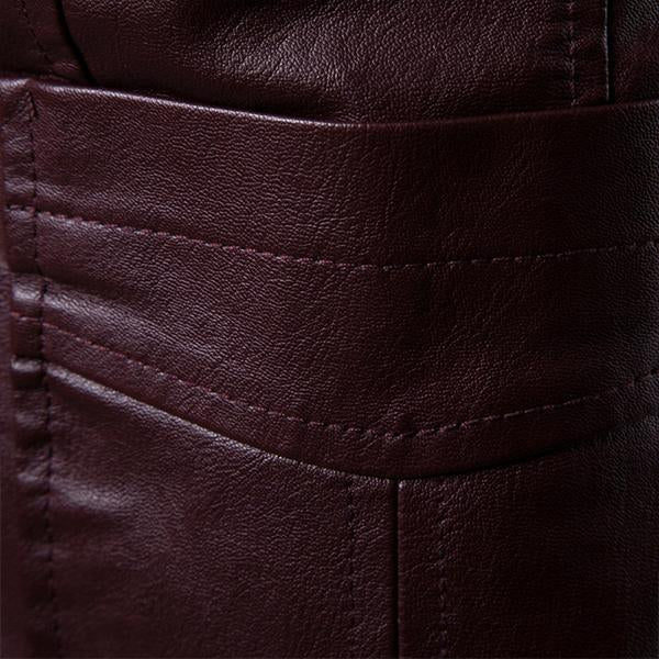 Matias | Tyylikäs Vintage-tyylinen Slim Fit PU-bleiseri