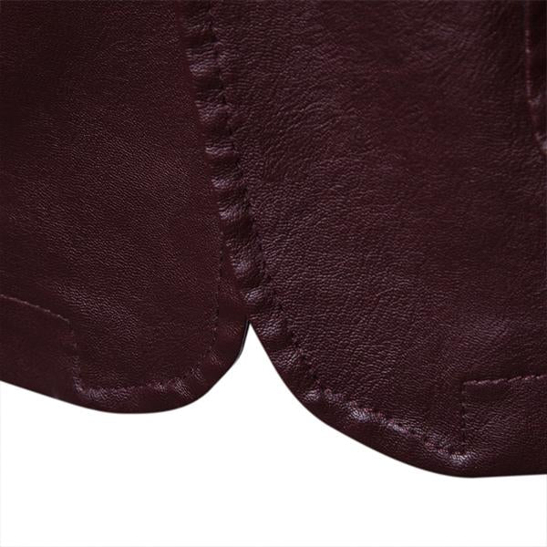 Matias | Tyylikäs Vintage-tyylinen Slim Fit PU-bleiseri
