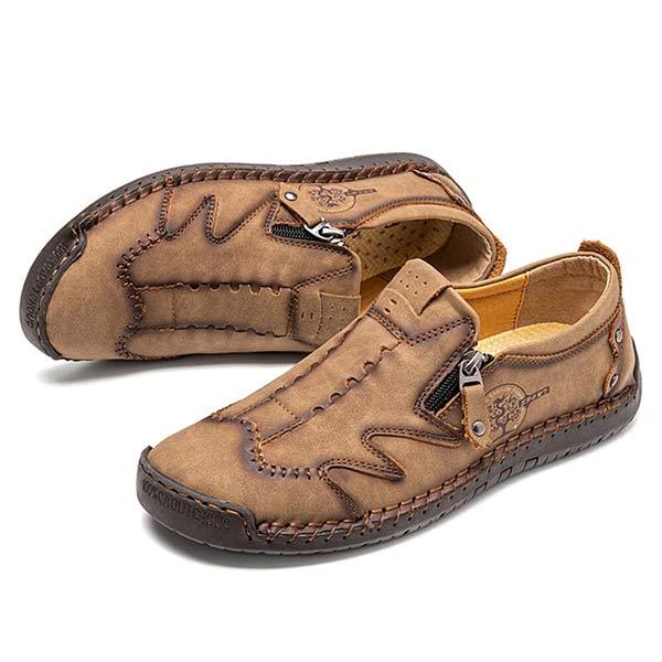 Tyylikkäät Vintage Nahkakengät Miehille - Eemil