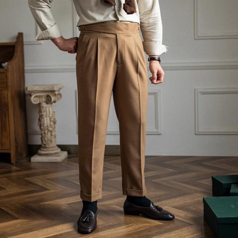Aleksi | Tyylikkäät Neapolitan slim straight -housut