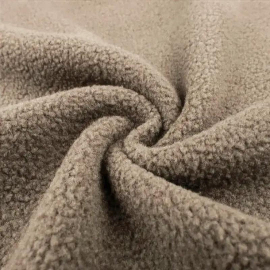 Aleksi | Tyylikäs Nahka- ja Polar Fleece -takki Miehille